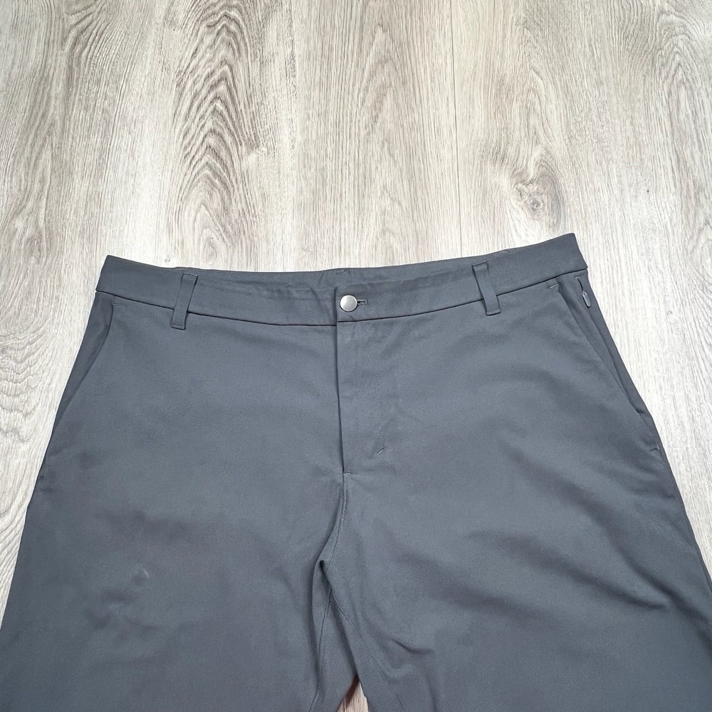 Lululemon Commission Pant Classic 32" Warpstreme Men's Size 38 Gray - Picture 4 of 12